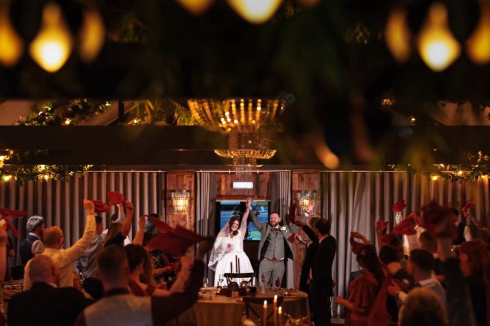 Entering Wedding Breakfast
