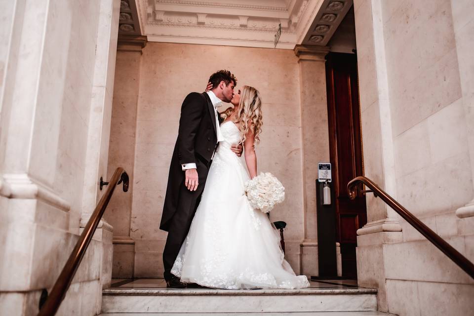 London winter wedding