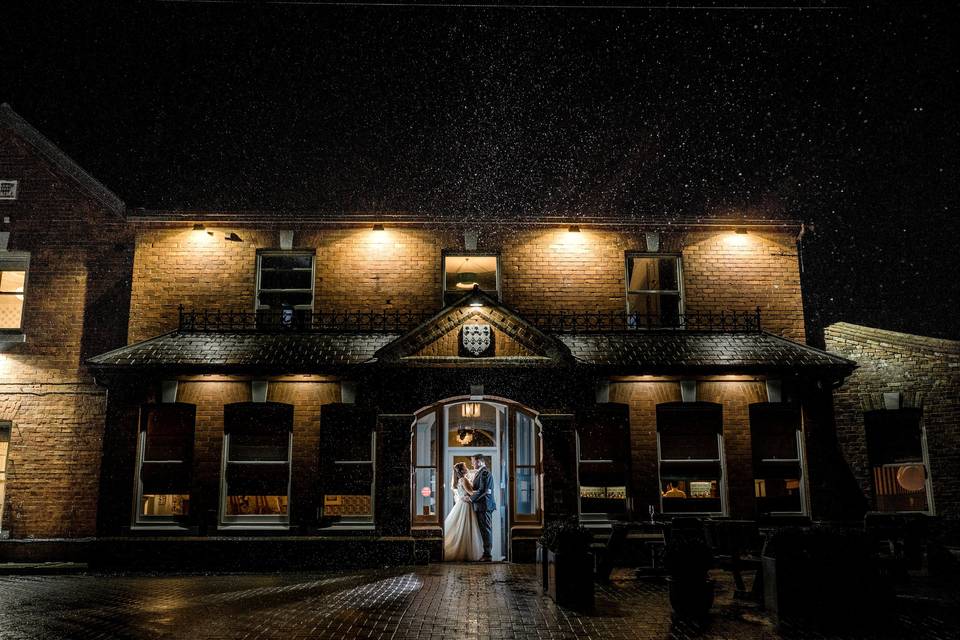 Titchwell Manor at night