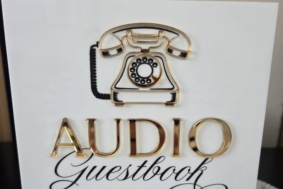 Audio guestbook sign