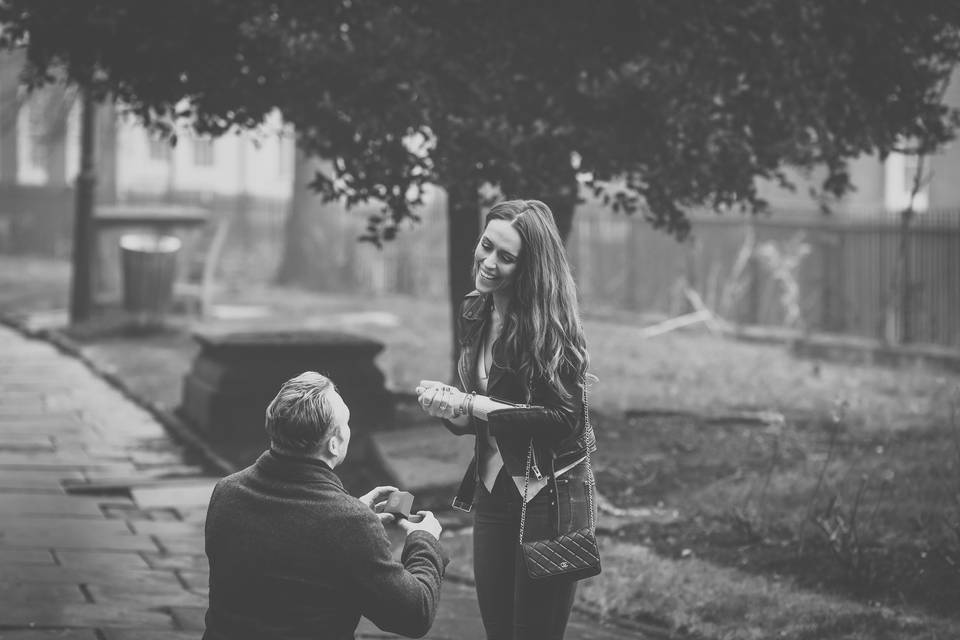 Jeff and Melody engagement