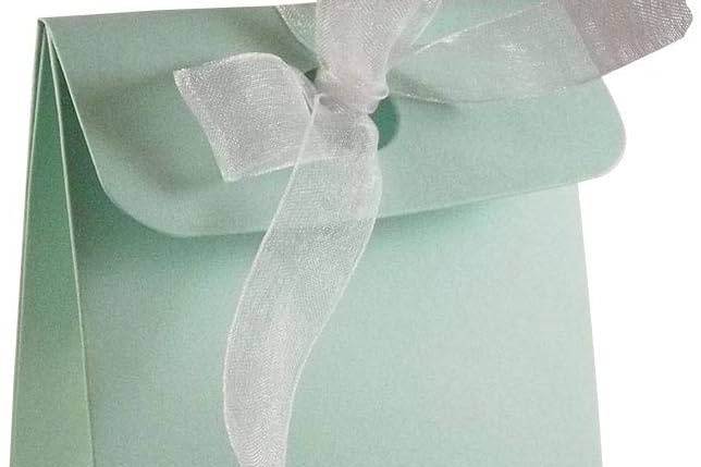 Green Wedding Favour Box