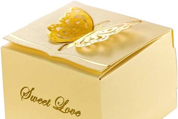 Yellow Wedding Favour Box