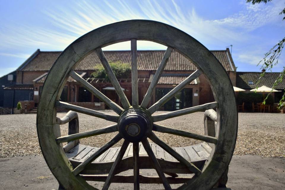 Front of the barn