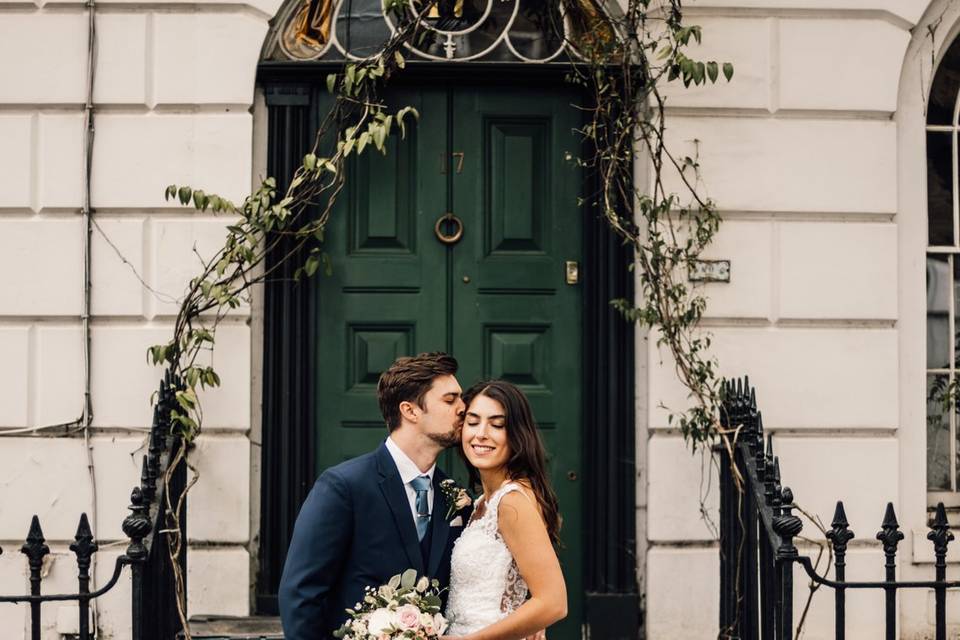 Couple portraits in London