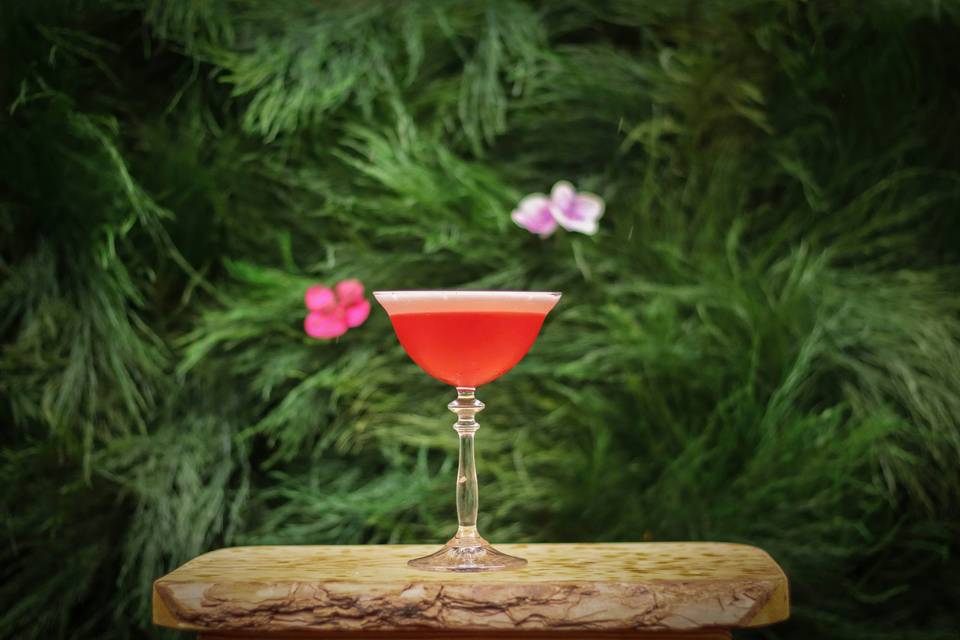 A pinkish Vogue cocktail