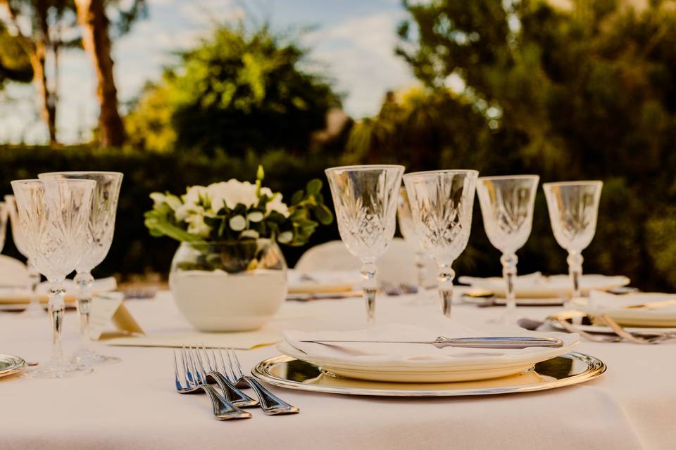 An elegant table setting