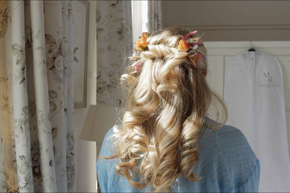 Holly's finished hair