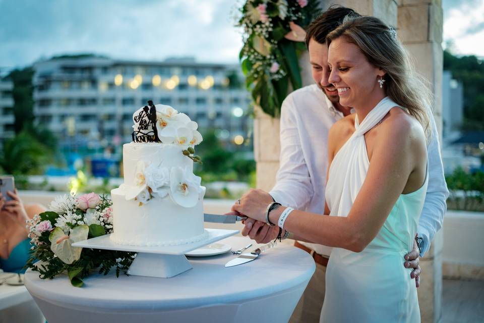 Cake cutting St Lucia