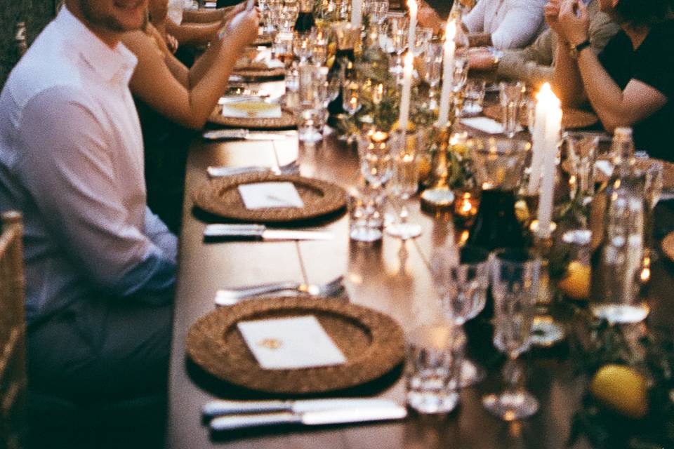 Dinner outside 1