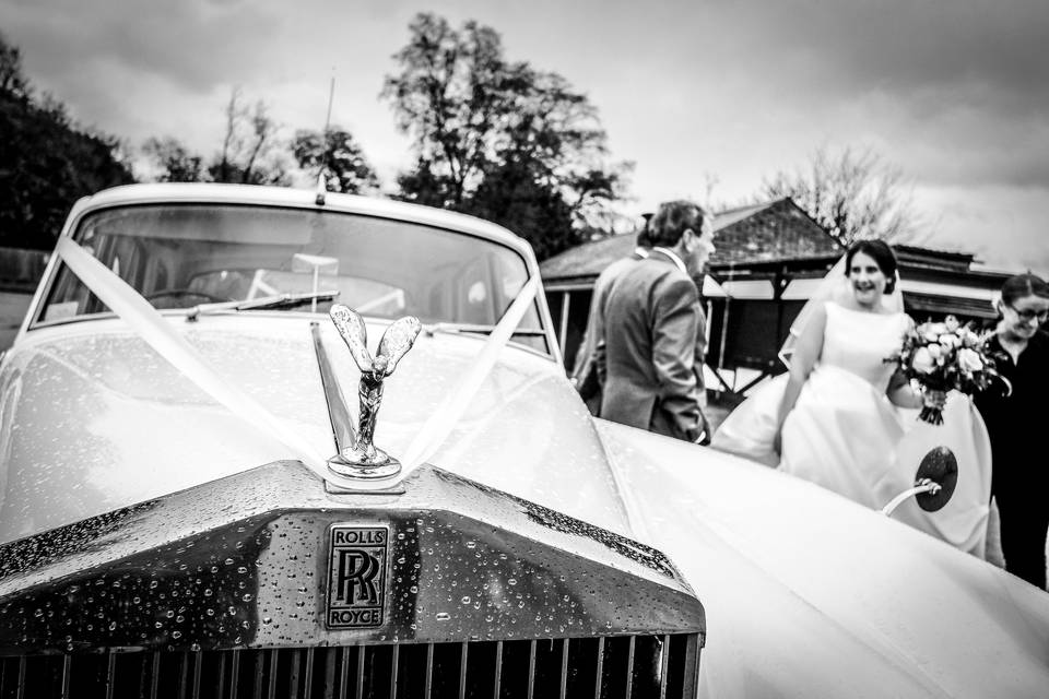 Rolls Royce wedding car