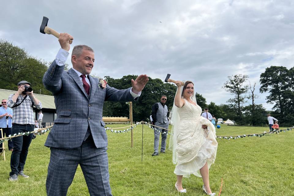 Bride and groom