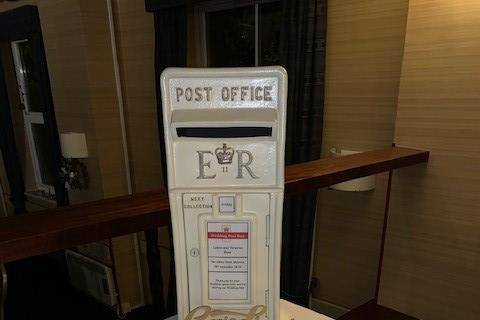 Ivory Wedding Post Box
