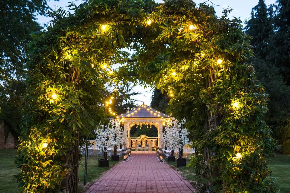 Pavilion in the Evening