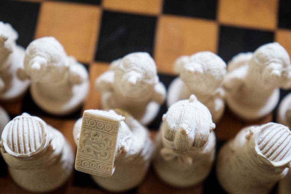 Chess table for guests