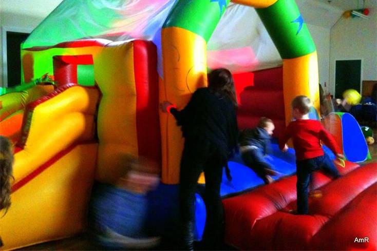 One of our bouncy castles