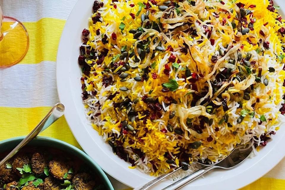 Saffron Rice with Barberries