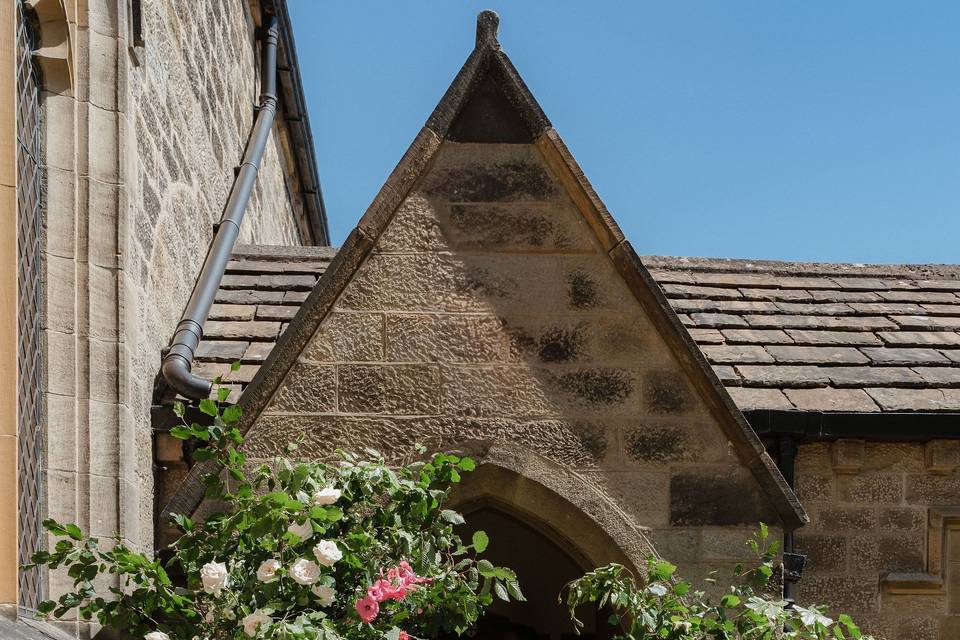 Church door installation