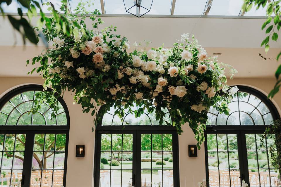 Floral cloud in the fig house