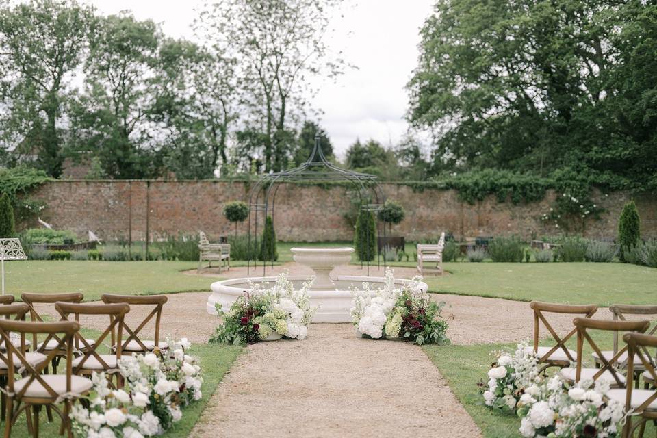 Wooton Hall ceremony