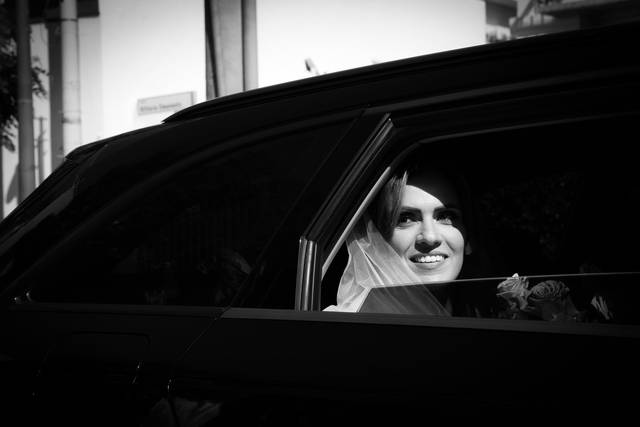 Bride's car