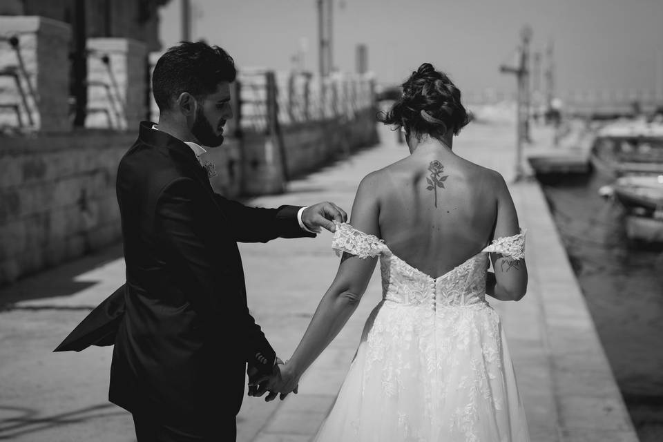Bride's tattoo