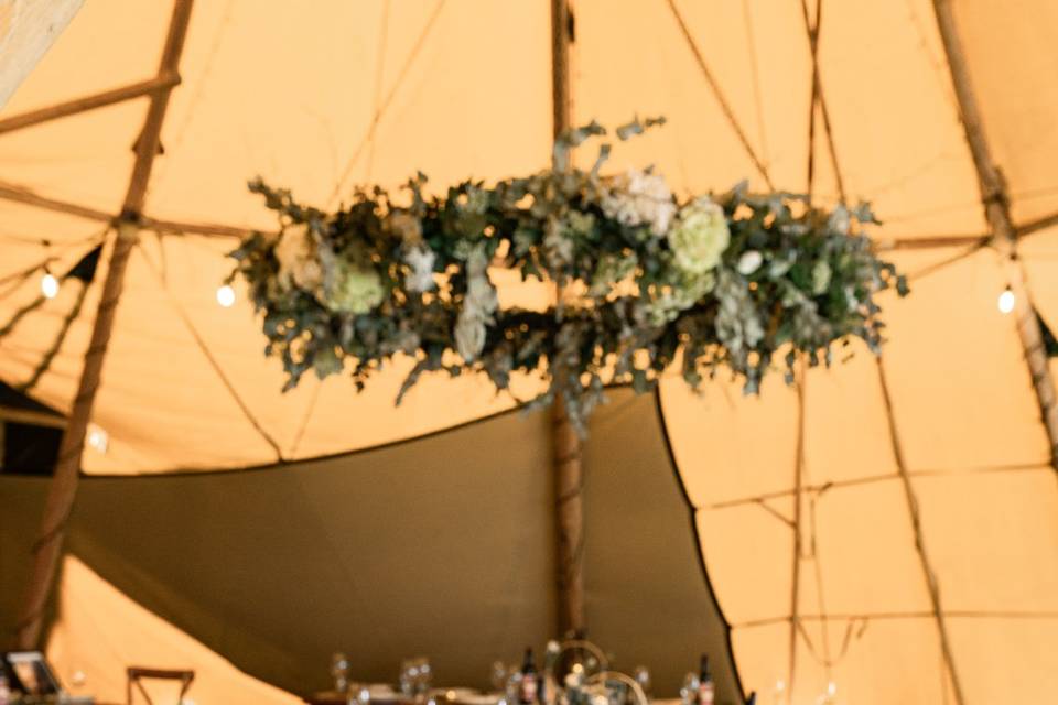 Tipi bench tables