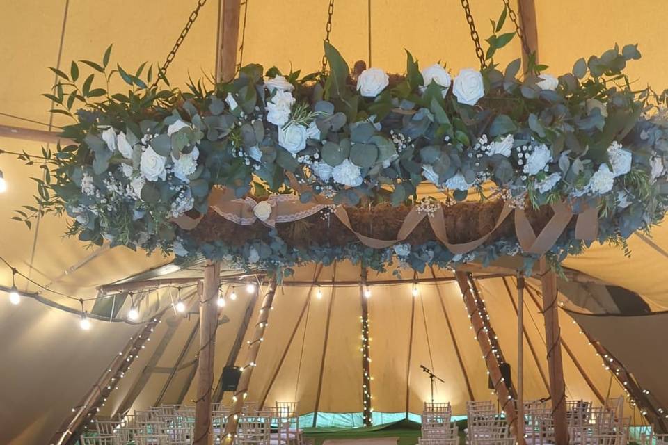 Ceremony in the tipi