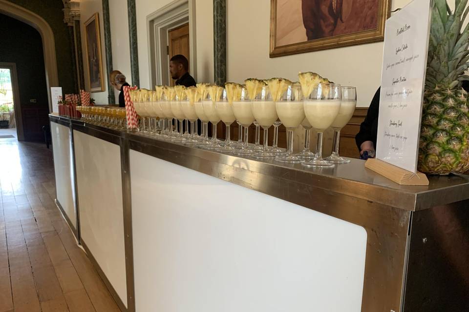 Welcome drinks