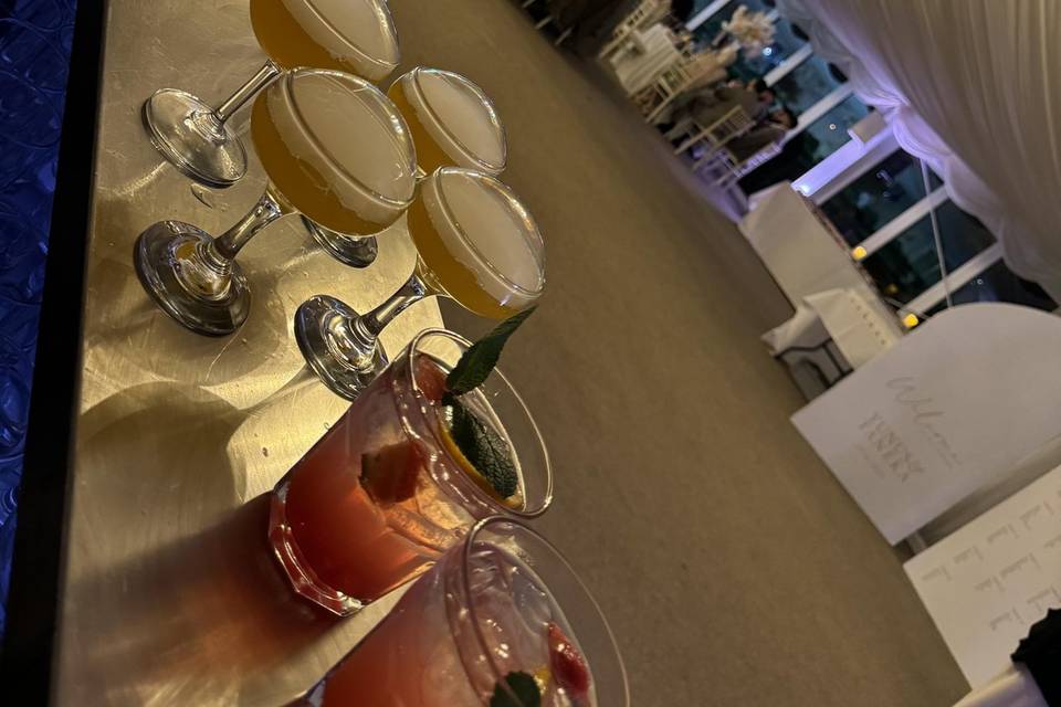 Welcome drinks