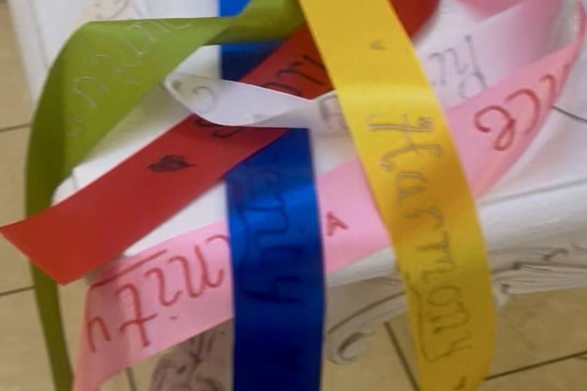 Handfasting ribbons