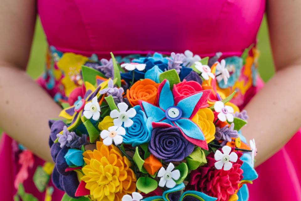 Wildflower round bouquet