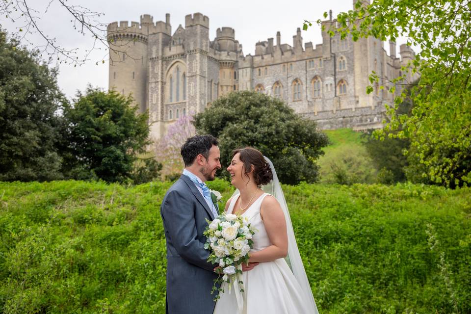 All smiles on their big day!