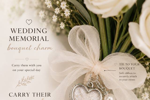 Memorial Bouquet Charm