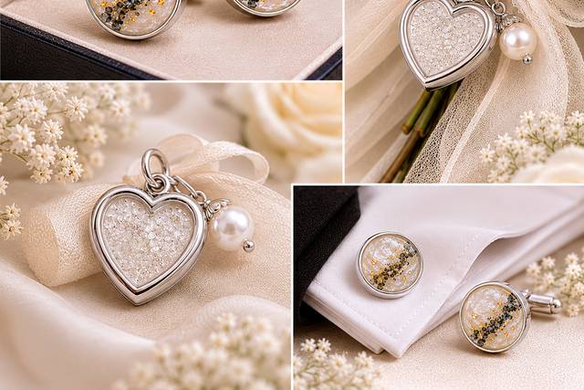 Bouquet Charm & Cufflinks
