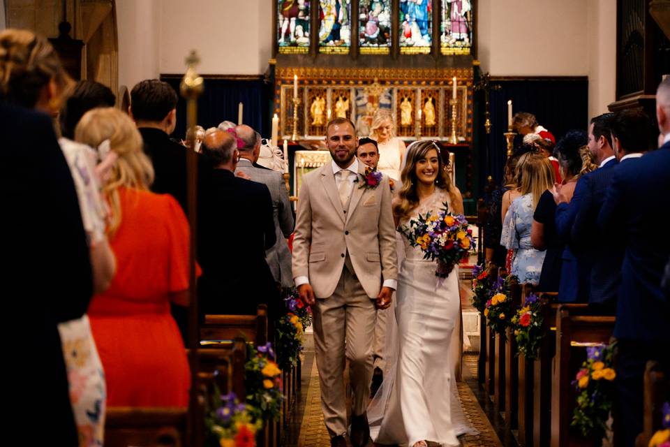 Church service recessional