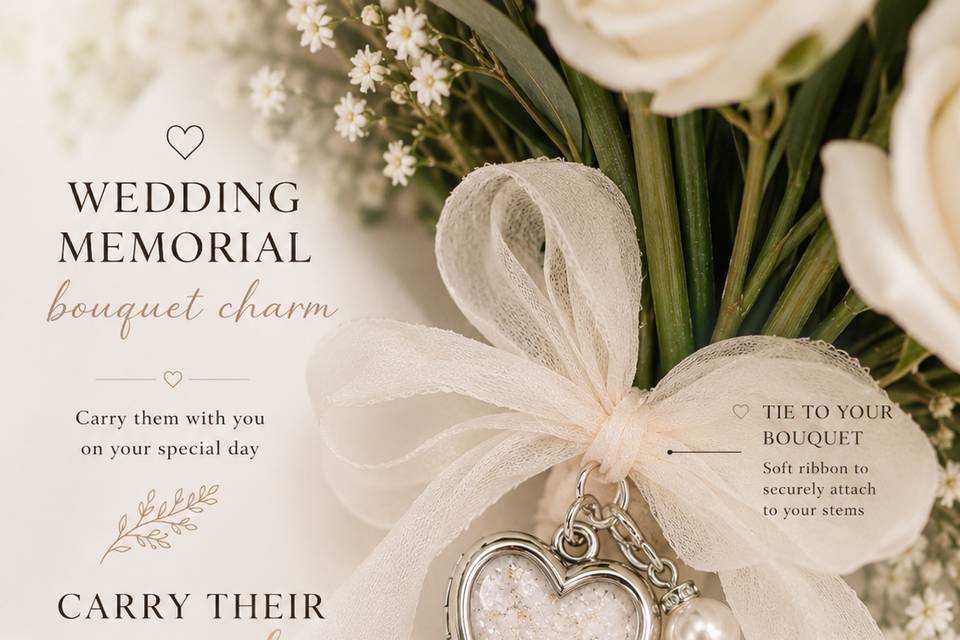 Memorial Bouquet Charm