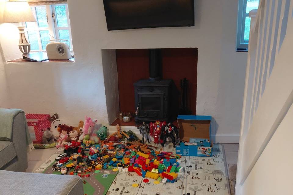 Creche set up tyn dwr hall, Ll