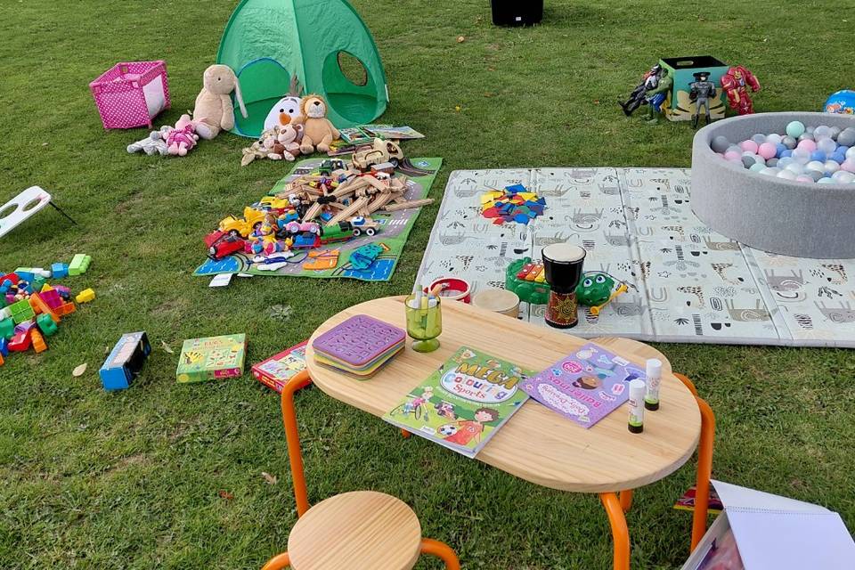Elmhay Park creche set up