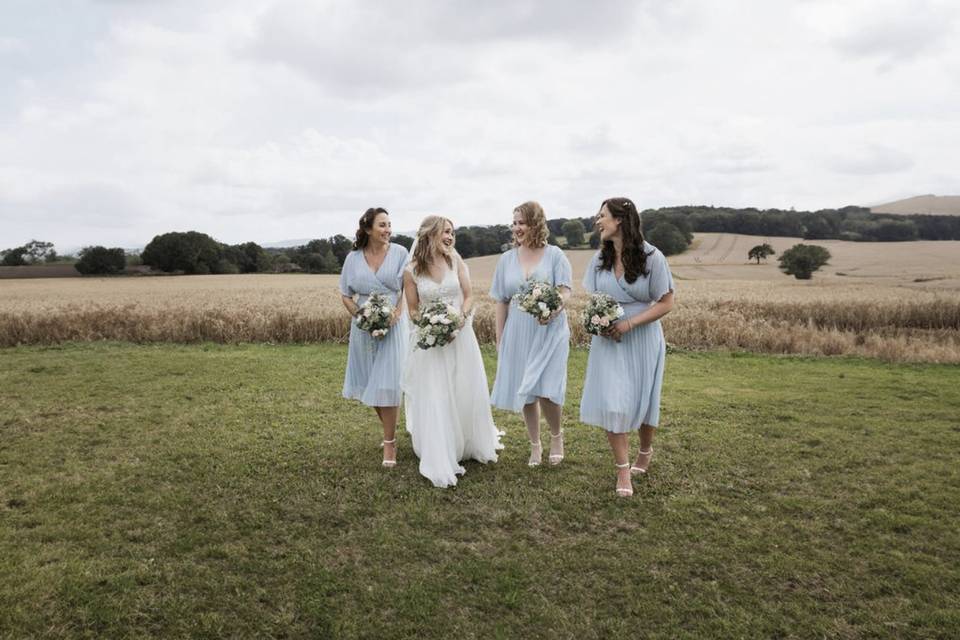 Bride and her crew