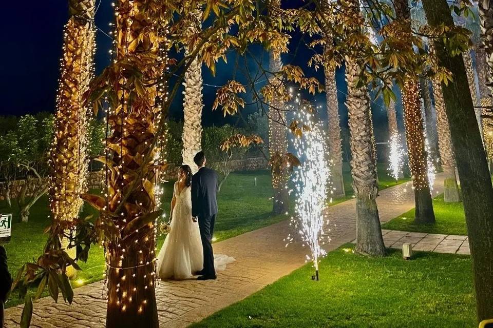 Bride and groom entrance