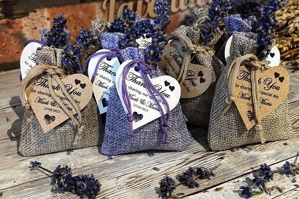 Luxury bags with personal tags