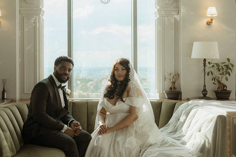 Couple within the Lounge