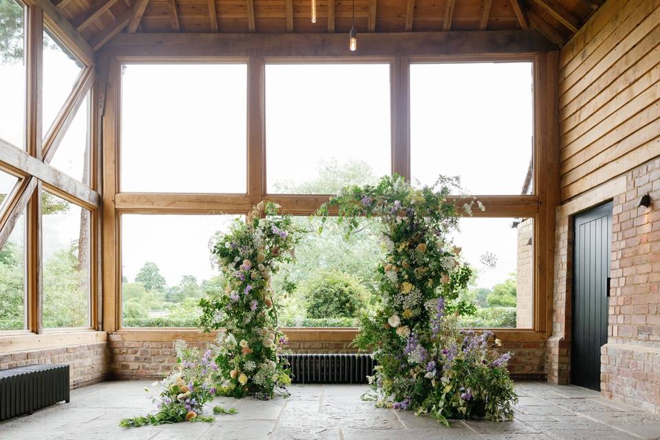 Indoor Ceremony Flowers