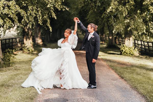 Dancing on the driveway