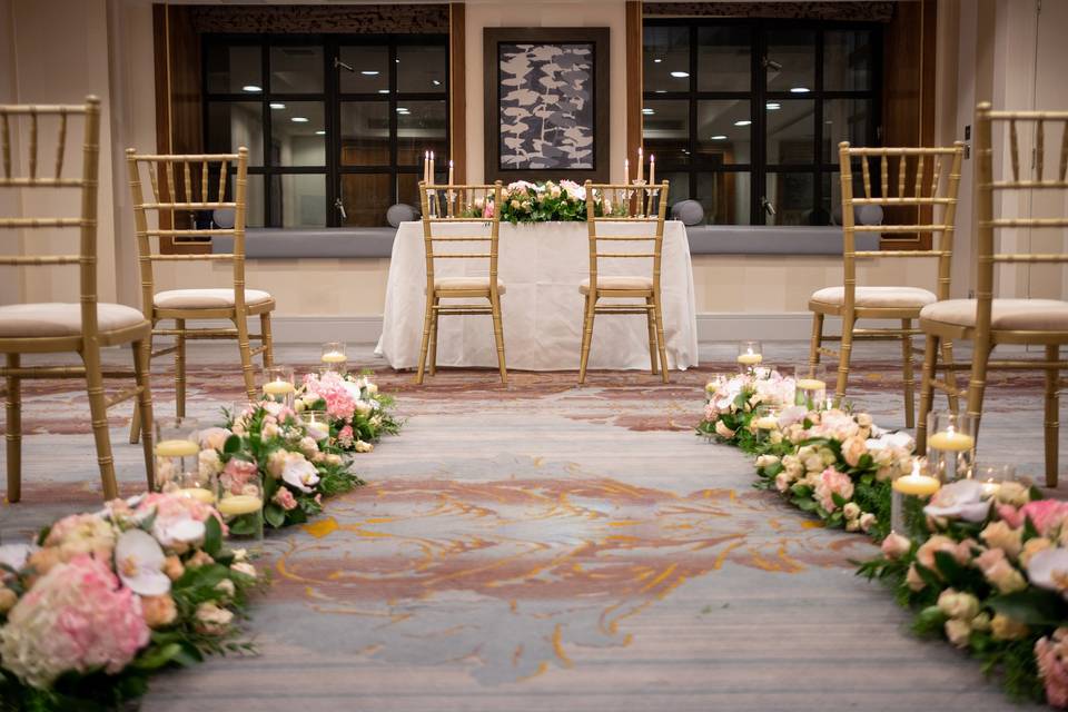 Aisle decor