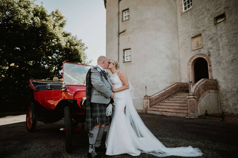 Kiss at Cairnbulg Castle