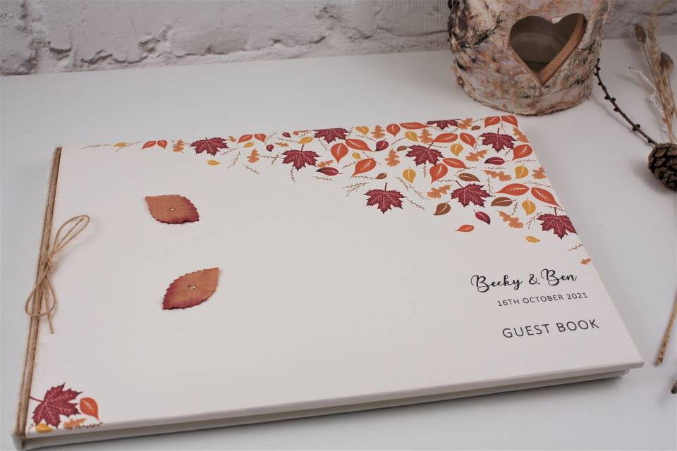 Autumn Fall Guest Book