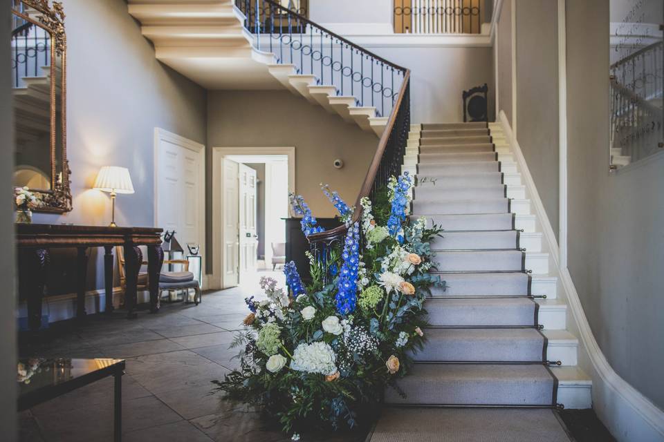 Floral staircase