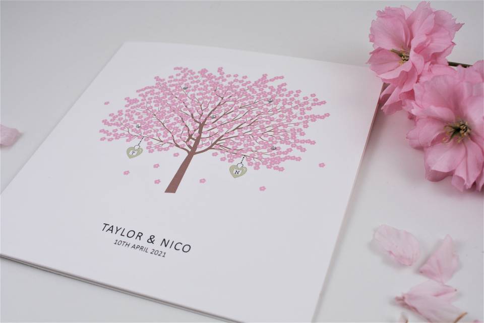 Cherry Blossom Wedding Invite